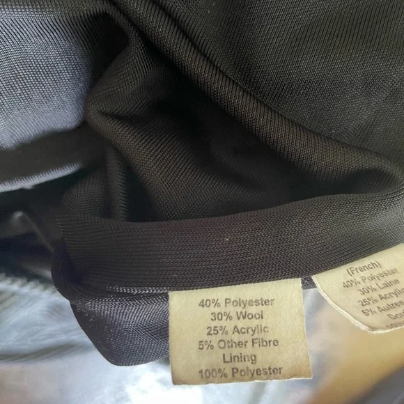 Anthropologie Eva Franco Ruffled Gathered Wool Blend Herringbone Mini Skirt Sz 4 - Picture 4 of 8